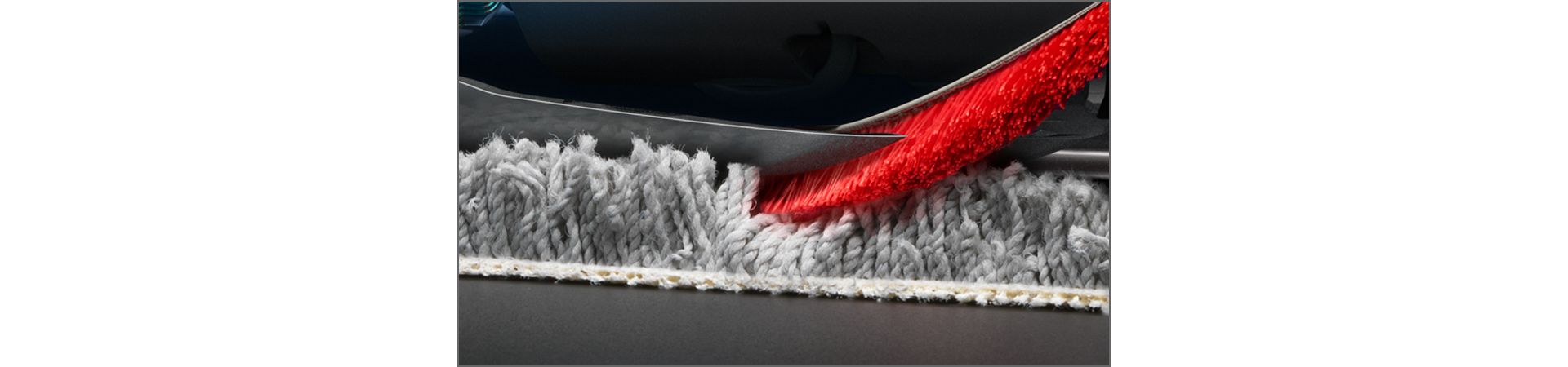 Nylon bristles on the High Torque brush bar